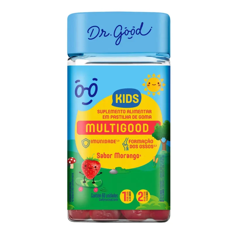 Suplemento Alimentar Dr. Good Multigood Kids 60 Gomas - Dr.Good