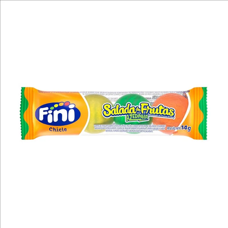 Chiclete Salada de Frutas Fini 14g Sem Glúten