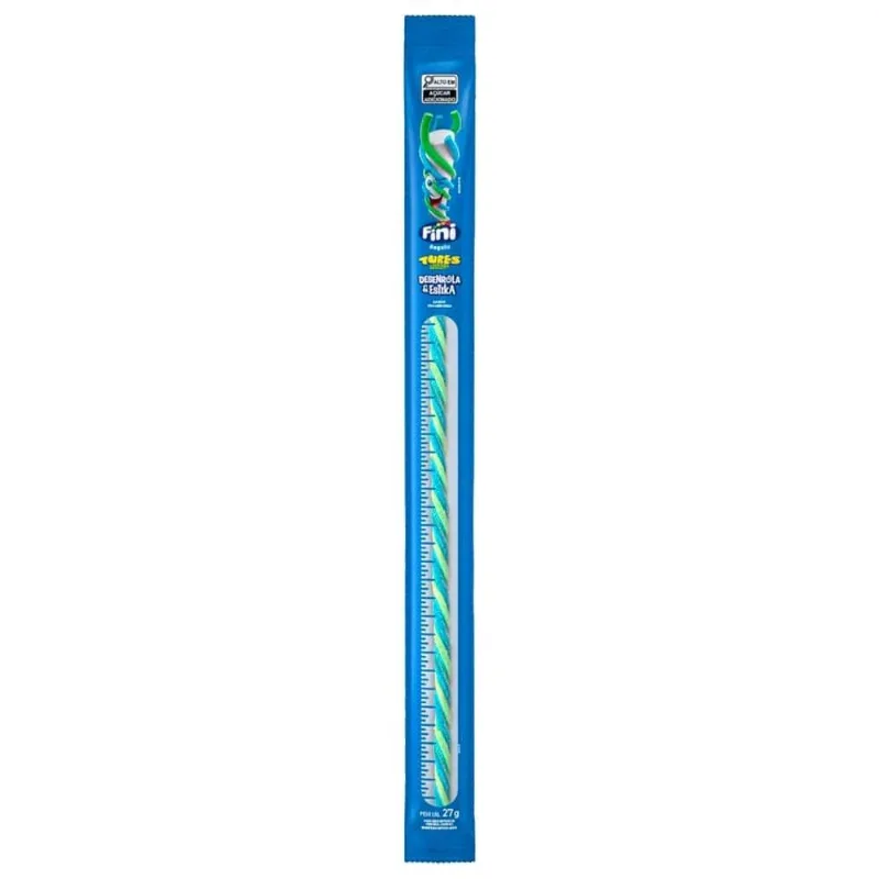 Bala Fini Regaliz Tubes Desenrola e Estika Framboesa Citrus 27g
