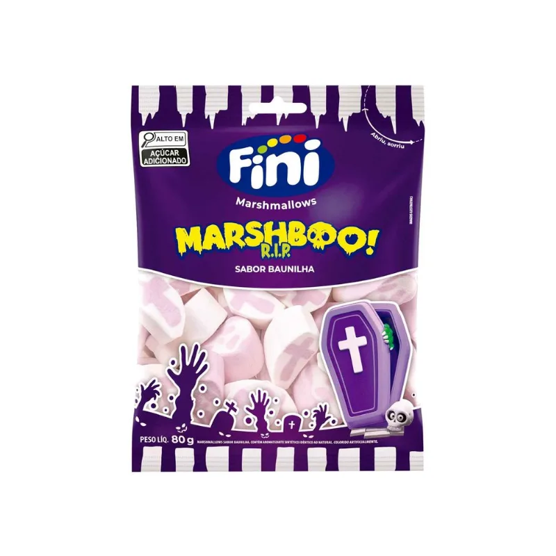 Marshmallow Marshboo Baunilha Fini 80g
