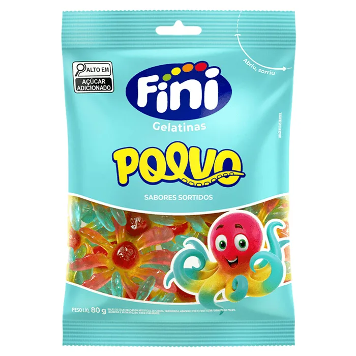 Bala De Gelatina Fini Polvo 80g - Fini
