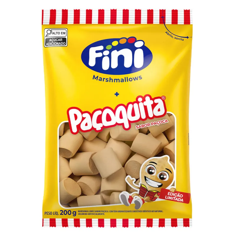 Marshmallow Paçoquita Fini 200g Sem Glúten - Fini - Alimentos E Bebidas