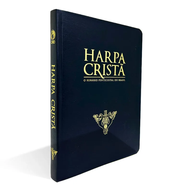 Harpa Cristã Semi Luxo Grande Preta