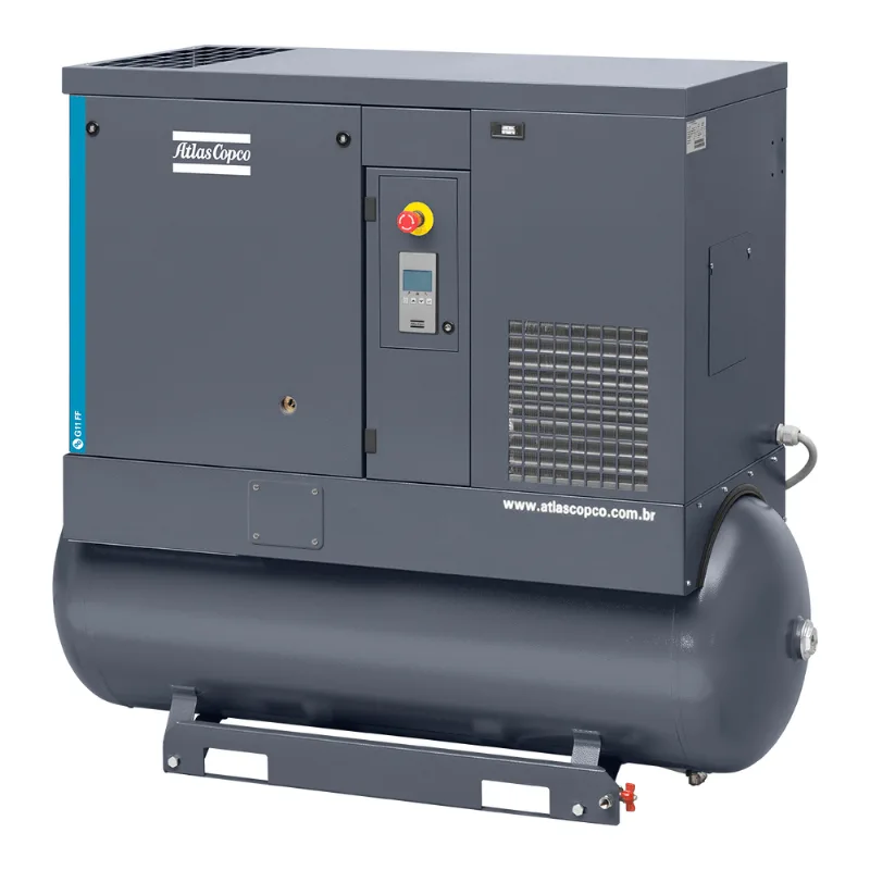 Compressor Parafuso com Secador Integrado 15HP Atlas Copco G11 175FF TM265L 220V - 8970009780
