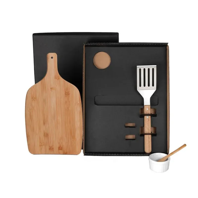 Kit Para Hamburguer Com Espátula - 4 Peças - Welf - Utilidades Domesticas