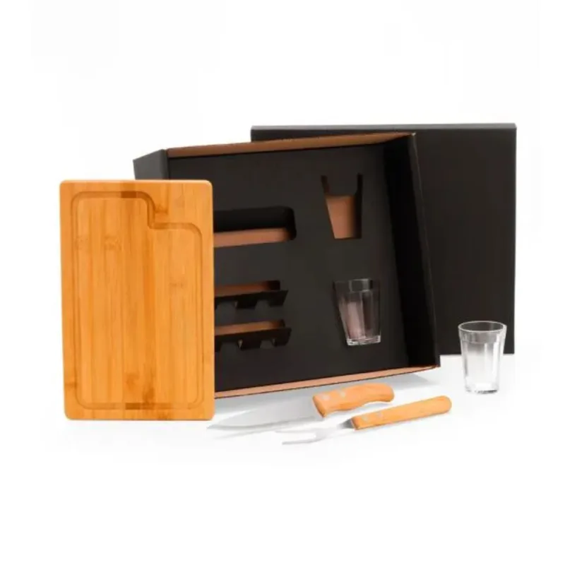Kit Para Churrasco Com Copos - 5 Peças - Welf