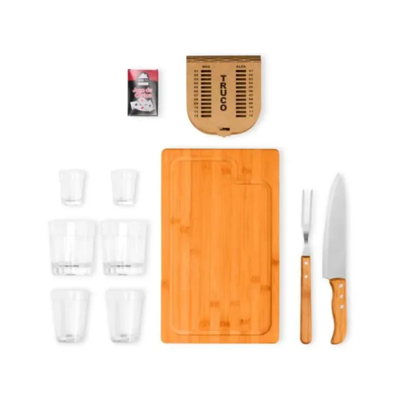 Kit Churrasco Drink E Truco - 10 Peças - Welf