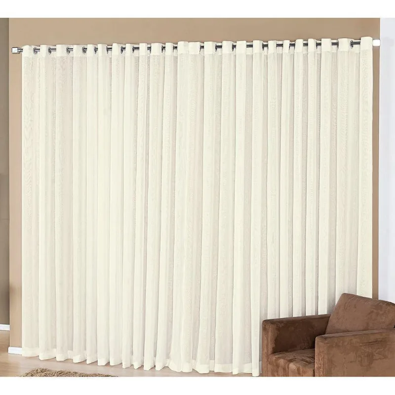 Cortina Rafaella Oxford 2,00 X 1,80 Palha
