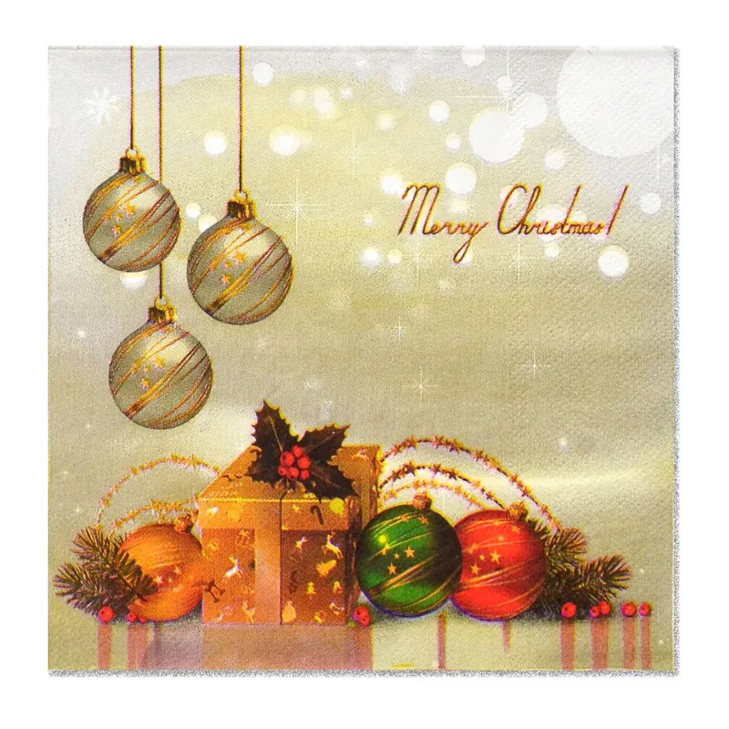 GUARDANAPO DE PAPEL 20 FOLHAS MARRY CHRISTMAS