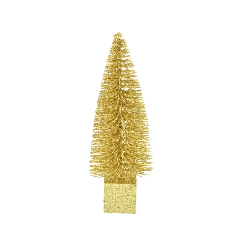 Mini Arvore Natal 8cmx8cm DOURADA