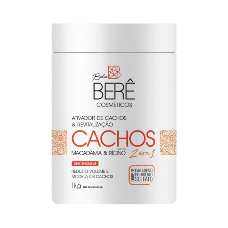 Bela Berê Ativador Cachos & Revitalização 2X1 s/ enxague 1KG