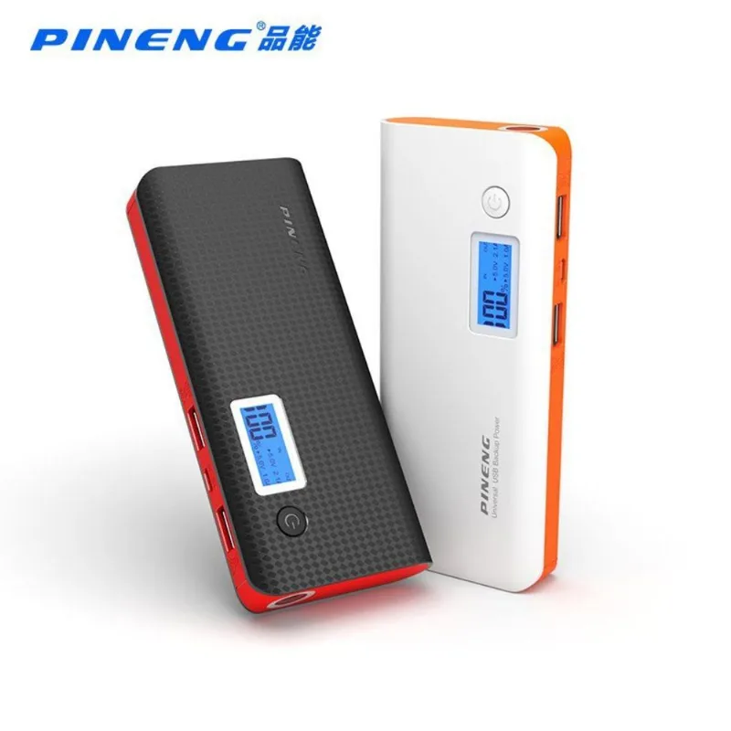 Kit Carregador Portátil 4 Pineng Power Bank 10000mah + Cabo 3x1 Micro,Micro e Iphone Compatível com NOKIA.