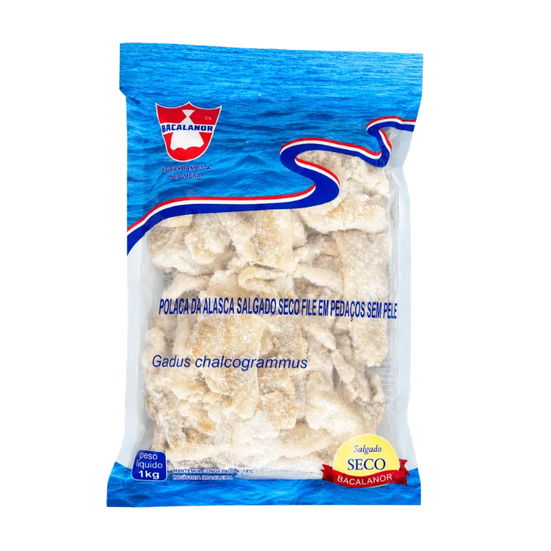Tipo Bacalhau Importado Bacalanor Desfiado 1kg