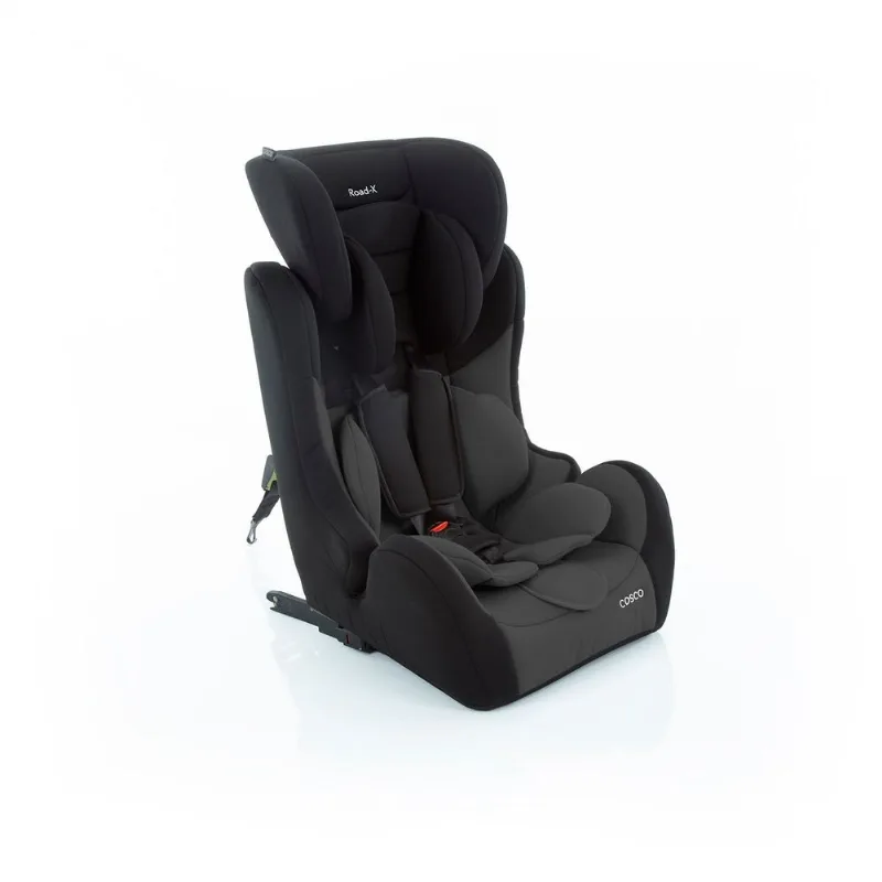 Cadeirinha com Isofix Road-X 9 a 36kg Cosco - Preto e Cinza
