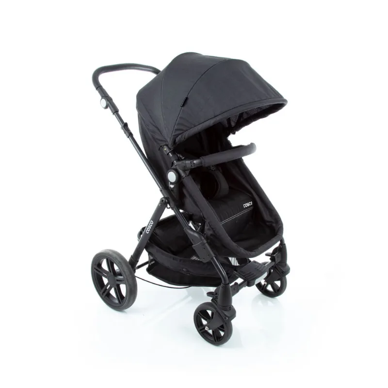 Carrinho de Bebê Poppy Cosco - Preto Mescla