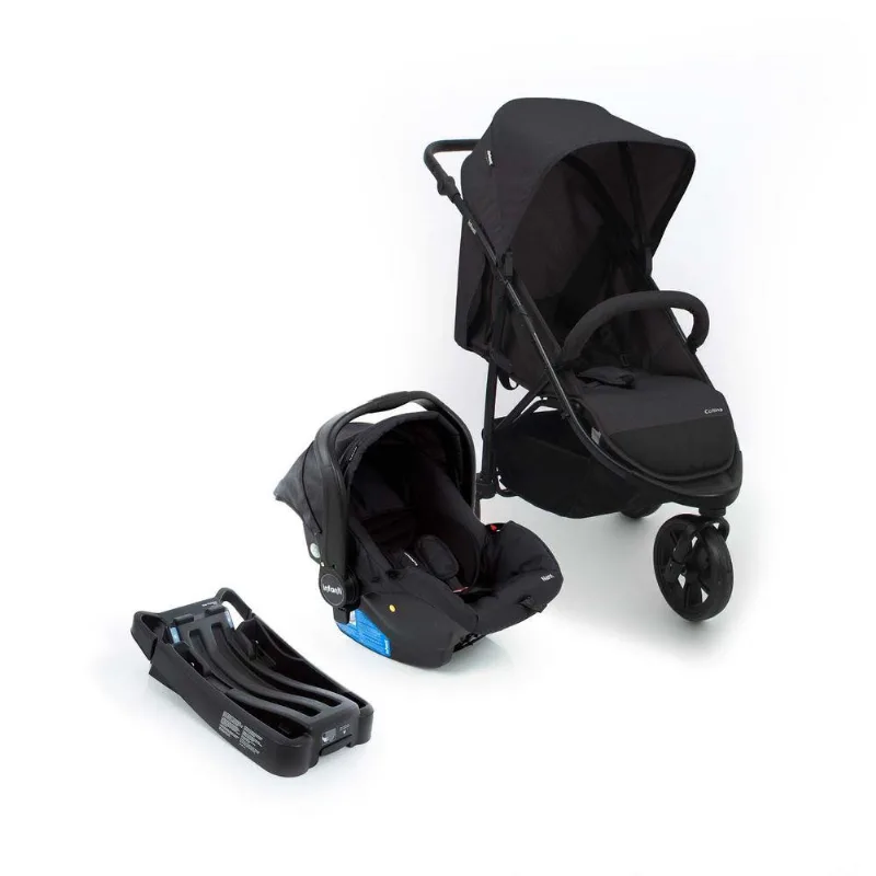 Travel System Collina Trio Infanti Black Style