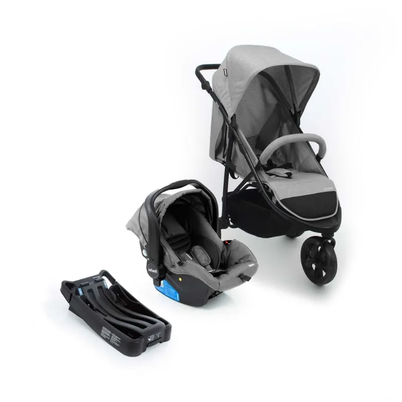 Travel System Collina Trio Infanti Grey Style