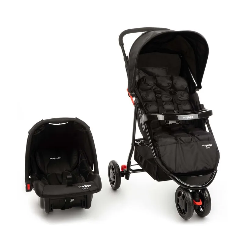 Travel System Delta Voyage - Preto