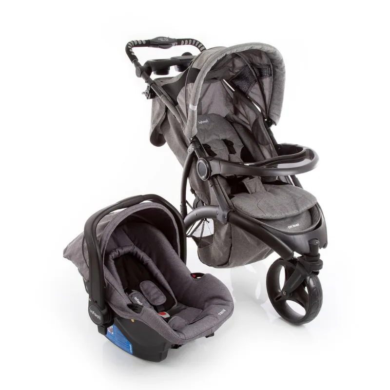 Travel System Off Road Duo Infanti Grey Cold