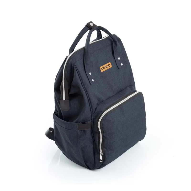 Mochila Multifuncional Peggy Cosco Azul Mescla
