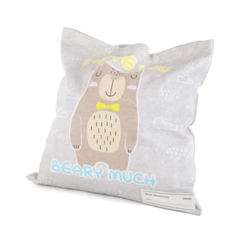 Saco de Roupa Suja Infanti - Urso