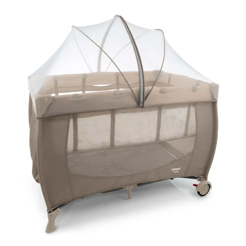 Berço Portátil Stelle Infanti - Beige Cozy