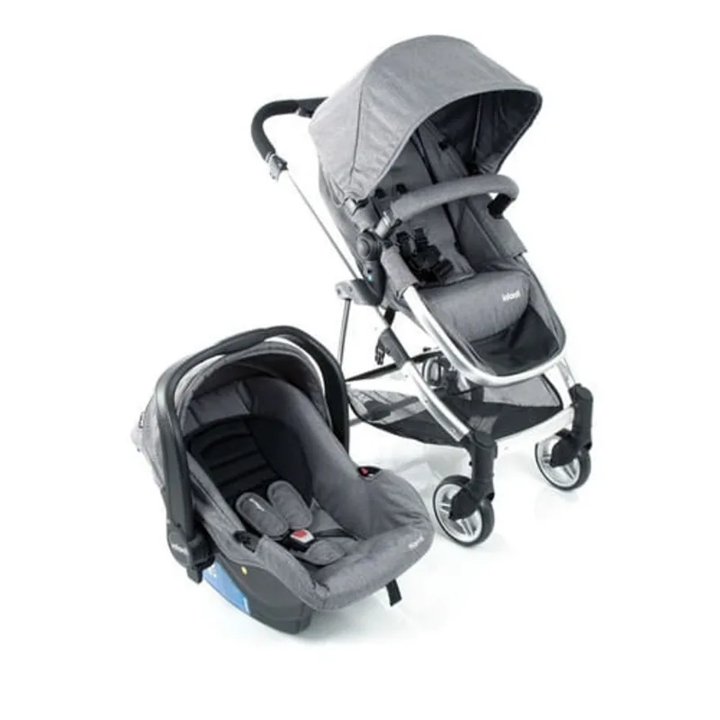 Travel System Epic Lite Duo Infanti - Grey Steel