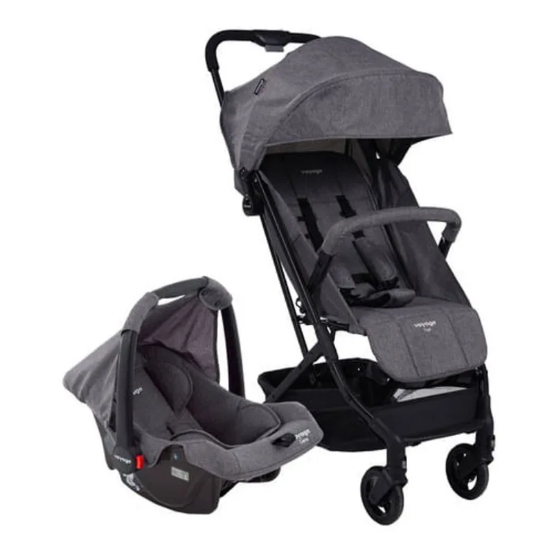 Travel System Yupi Voyage Cinza Mescla