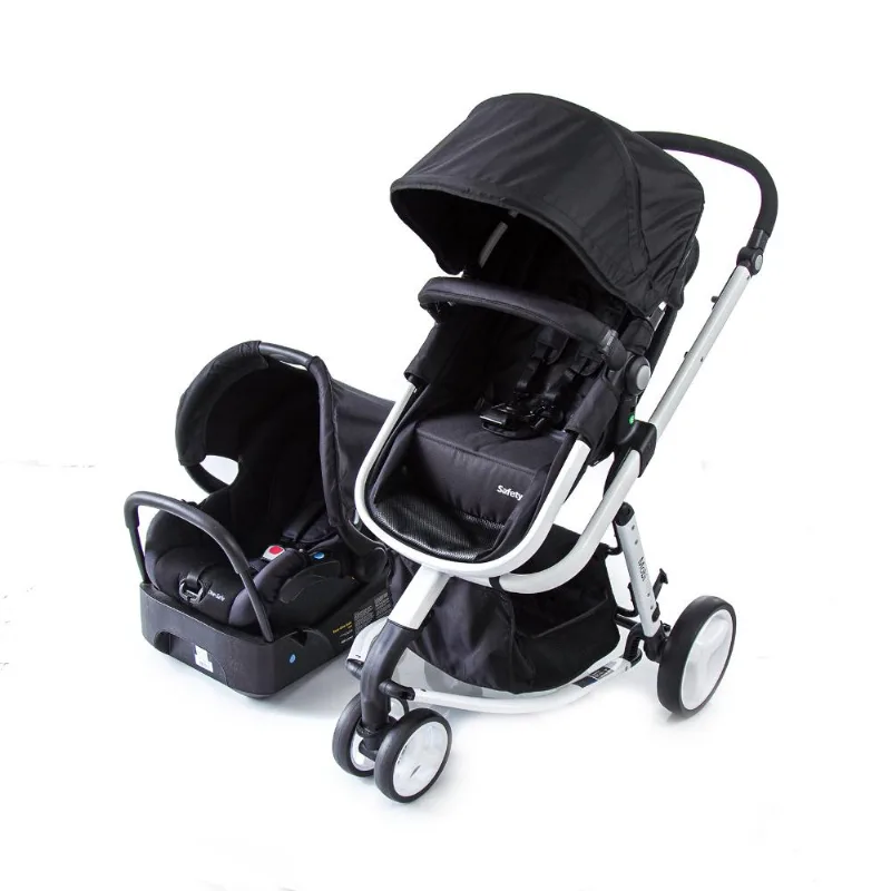 Travel System Mobi Ts Trio Black &amp; White - Safety 1 St