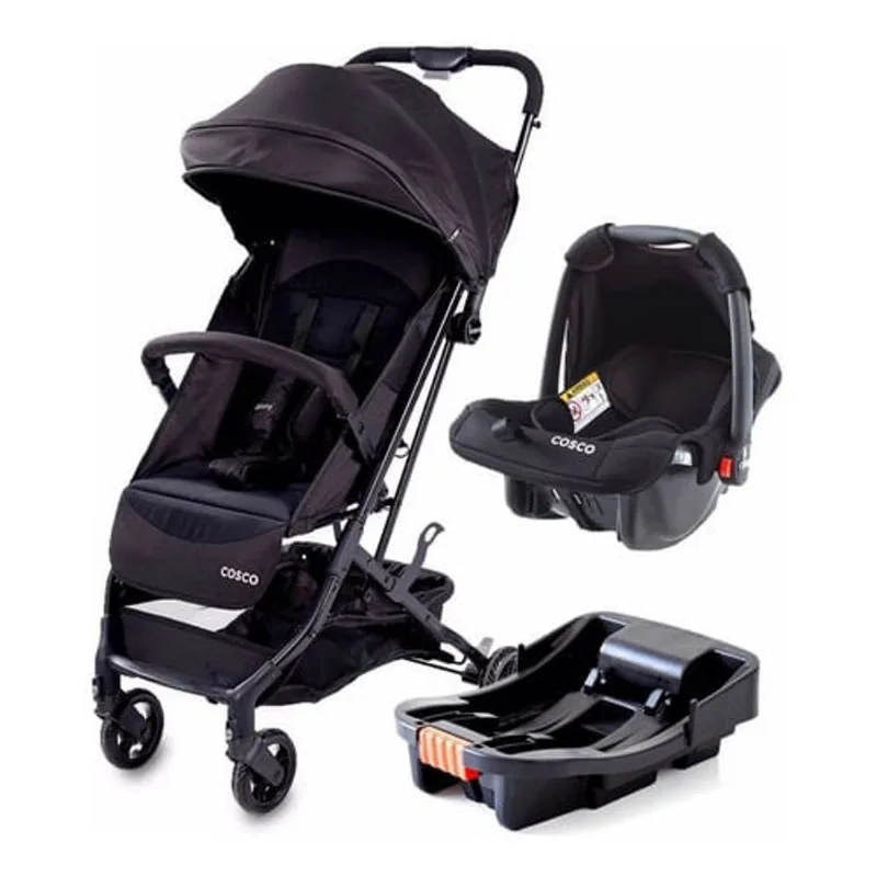 Travel System Minny 3.0 Trio Cosco Preto Absoluto