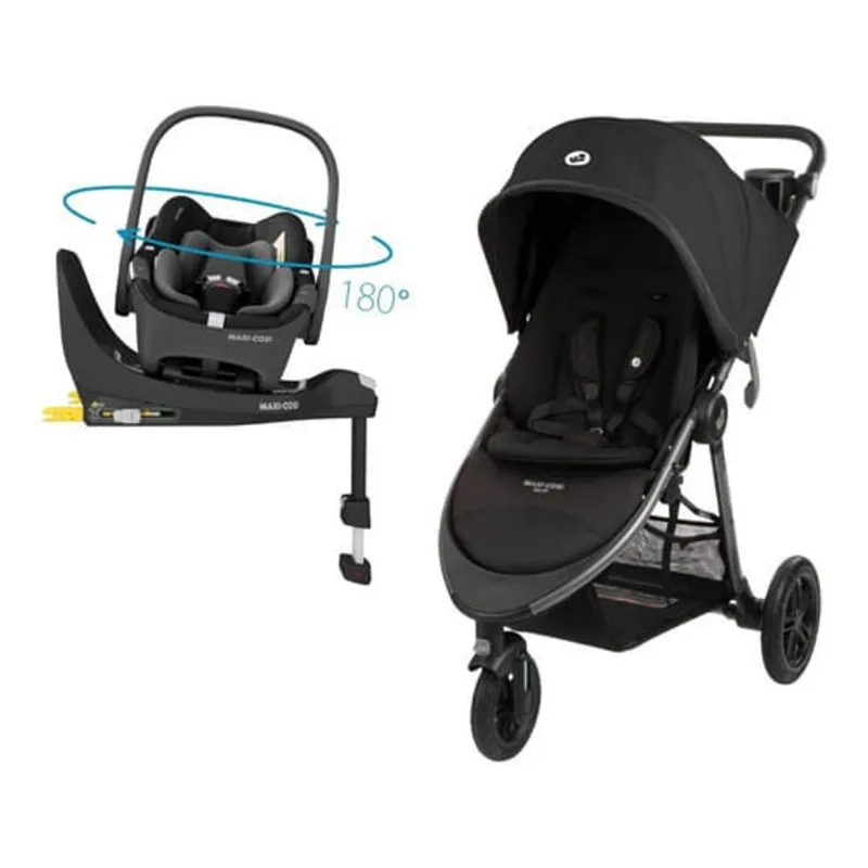 Travel System Gia XP Trio Isofix 360 Maxi-Cosi Midnight Black