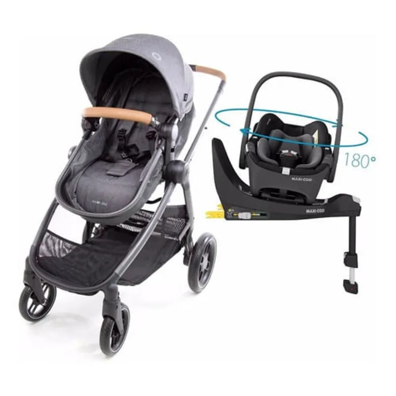 Travel System Anna³ Trio Isofix Maxi-Cosi Sparkling Grey