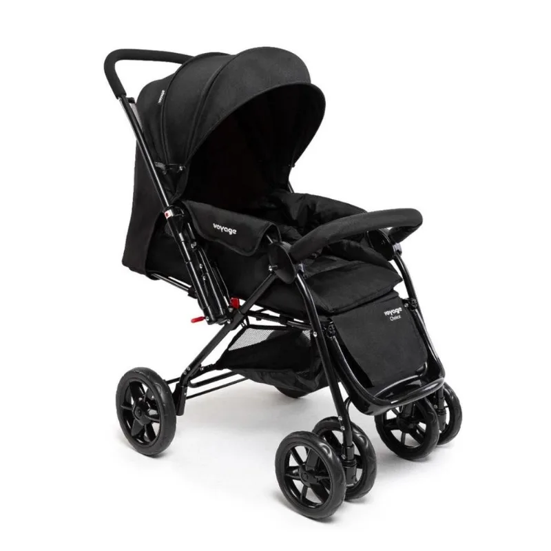 Carrinho Com Bebê Conforto Voyage Travel System Choice Preto (MP)
