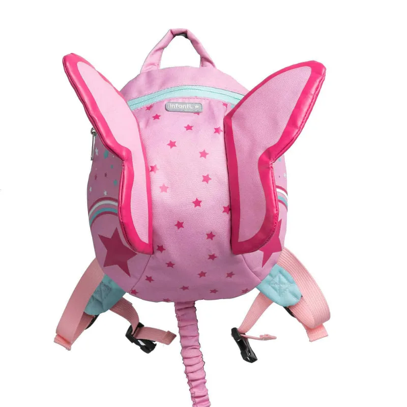 Mochila com Guia Borboleta Rosa - Infanti