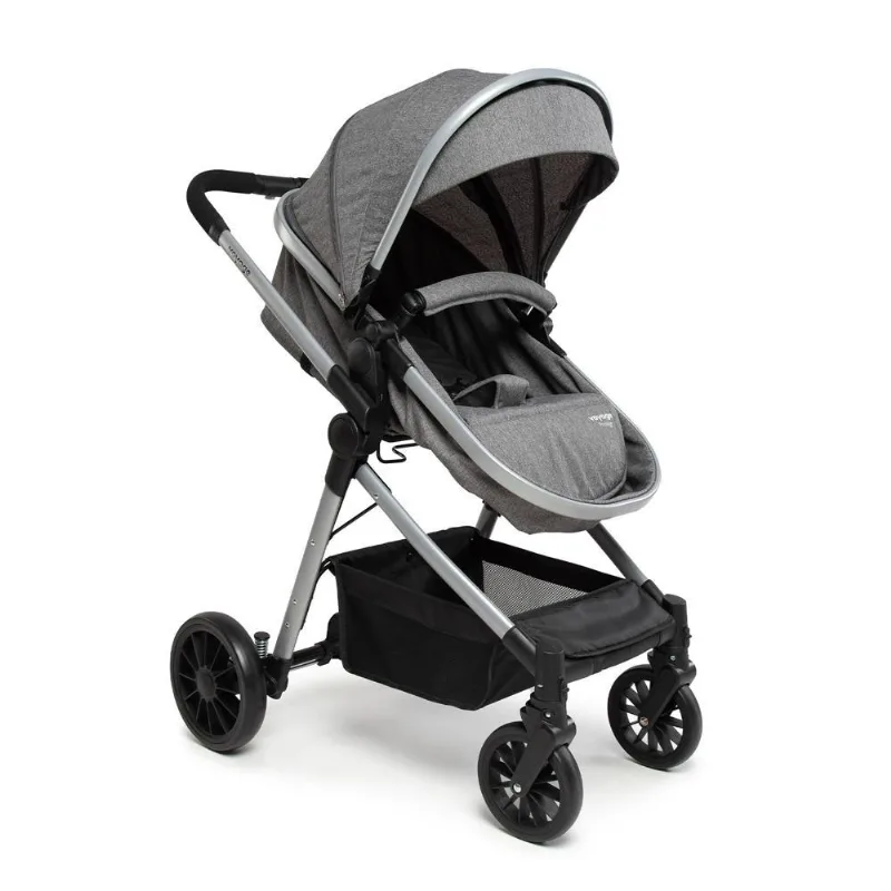 Carrinho de Bebê Prestige Cinza Melange - Voyage