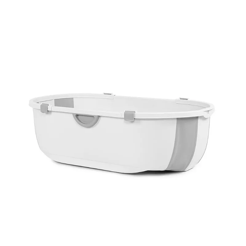 Banheira Infantil Retrátil Oasis White & Grey - Safety 1st