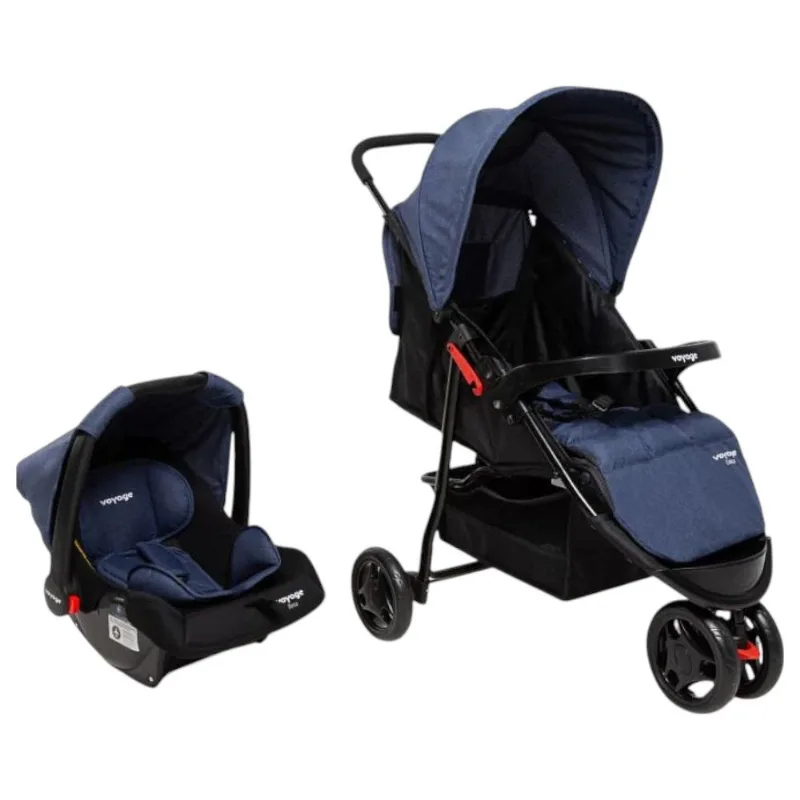 Carrinho De Bebê Com Bebê Conforto Voyage Travel System Até 15kg CAX00915 (MP)