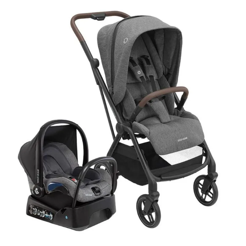 Carrinho Travel System Leona² Trio Select Grey - Maxi-Cosi