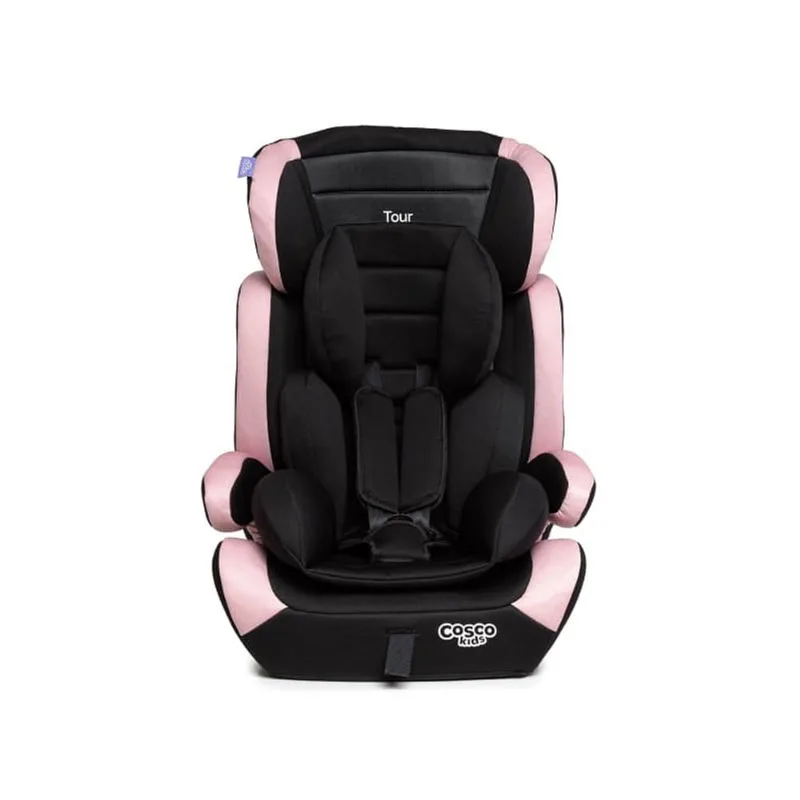 Cadeirinha para CarroTour 9 a 36 kg Preto e Rosa - Cosco