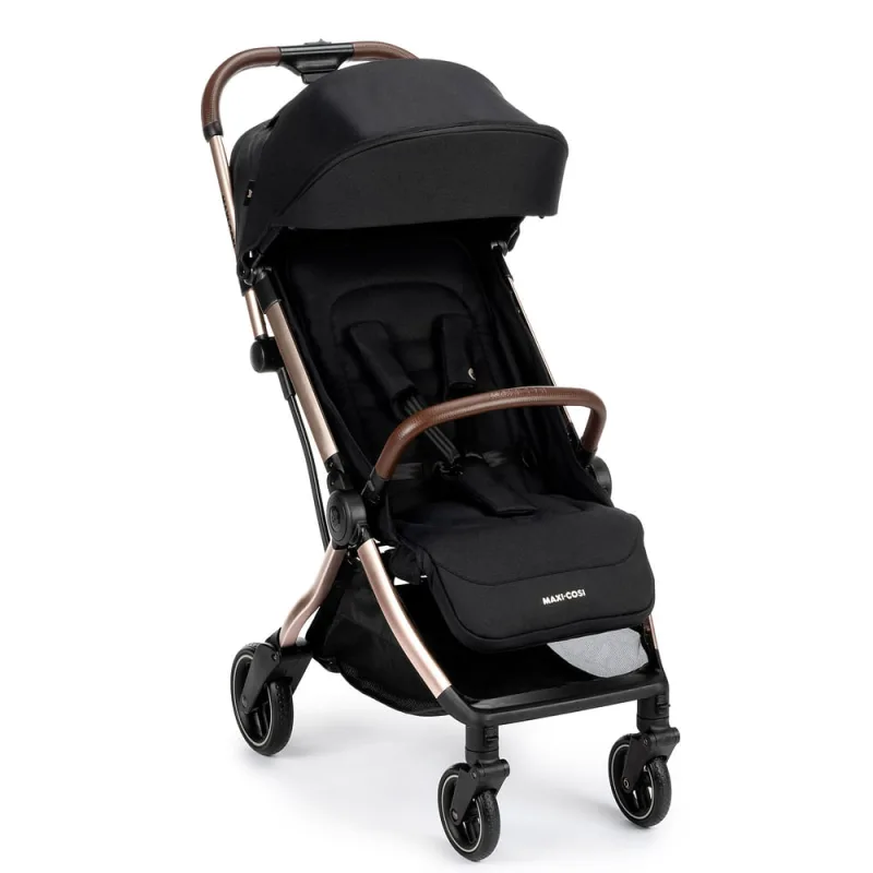 Carrinho de bebê Eva³ Essential Black Champagne - Maxi-Cosi - Maxi Cosi