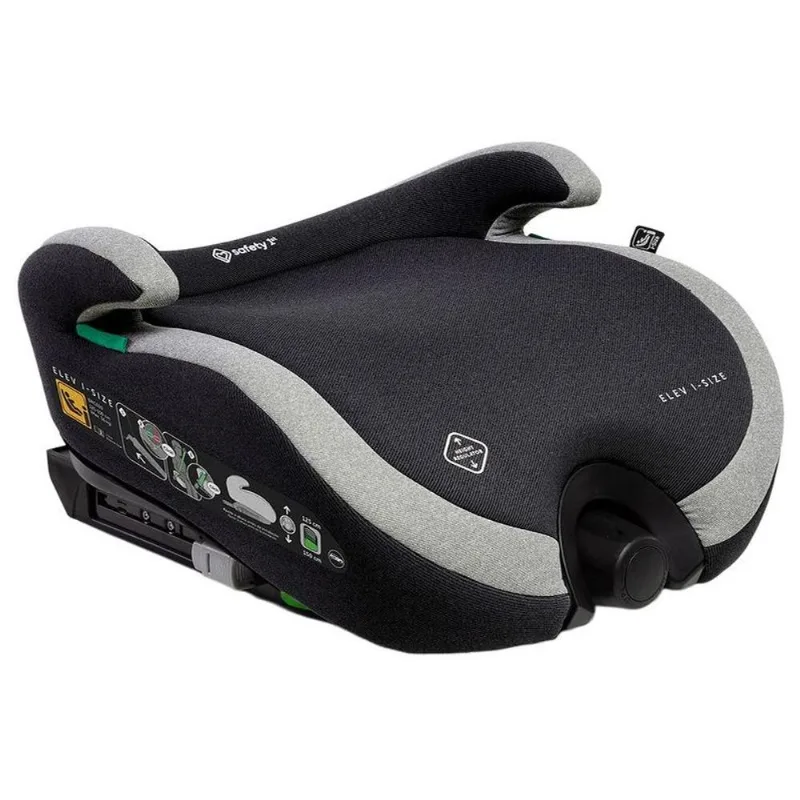 Assento de Elevação Safety 1st Elev i-Size Altura Regulável 15 a 36kg Preto