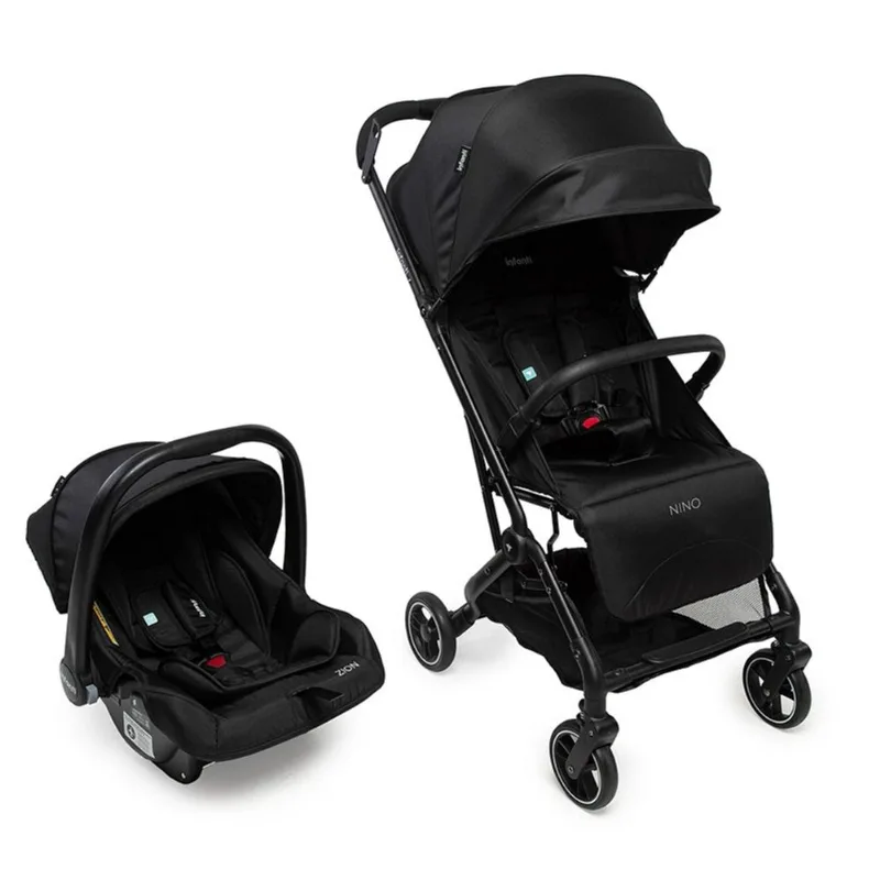 Travel System - Nino Duo - Infanti - Dorel Carrinho De Bebê - Travel System - Nino Duo - Infanti - Preto - Dorel