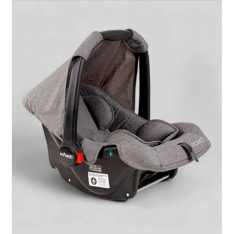 Bebê Conforto Pomo Infanti Cinza Mescla