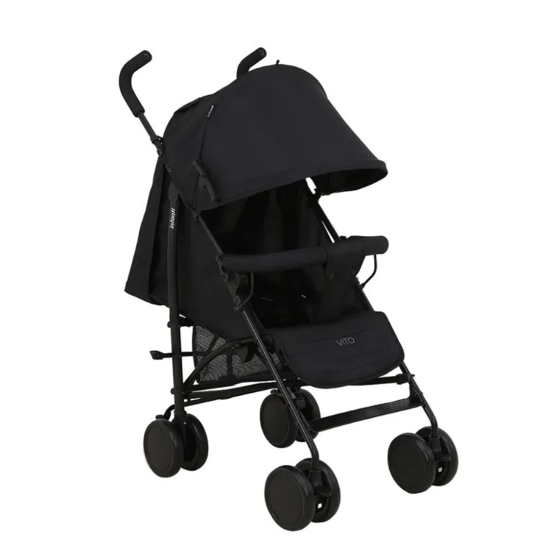 Carrinho De Bebê Infanti Vito Preto Até 15kg IMP02697 (MP)