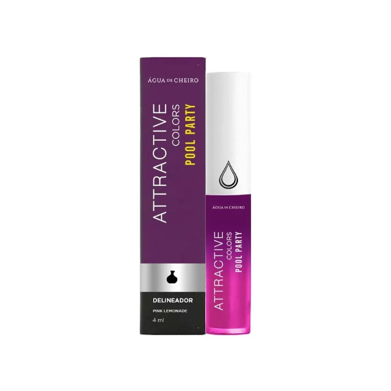 Delineador Pink Lemonade Attractive Colors Pool Party 4ml
