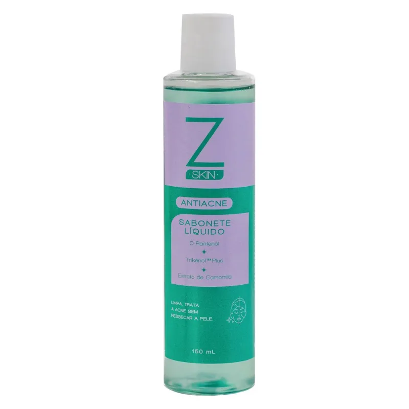 Sabonete Líquido Zanphy Skin Antiacne 150ml