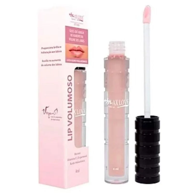 Gloss Lip Volumoso Vegan N 04 Max Love 4ml