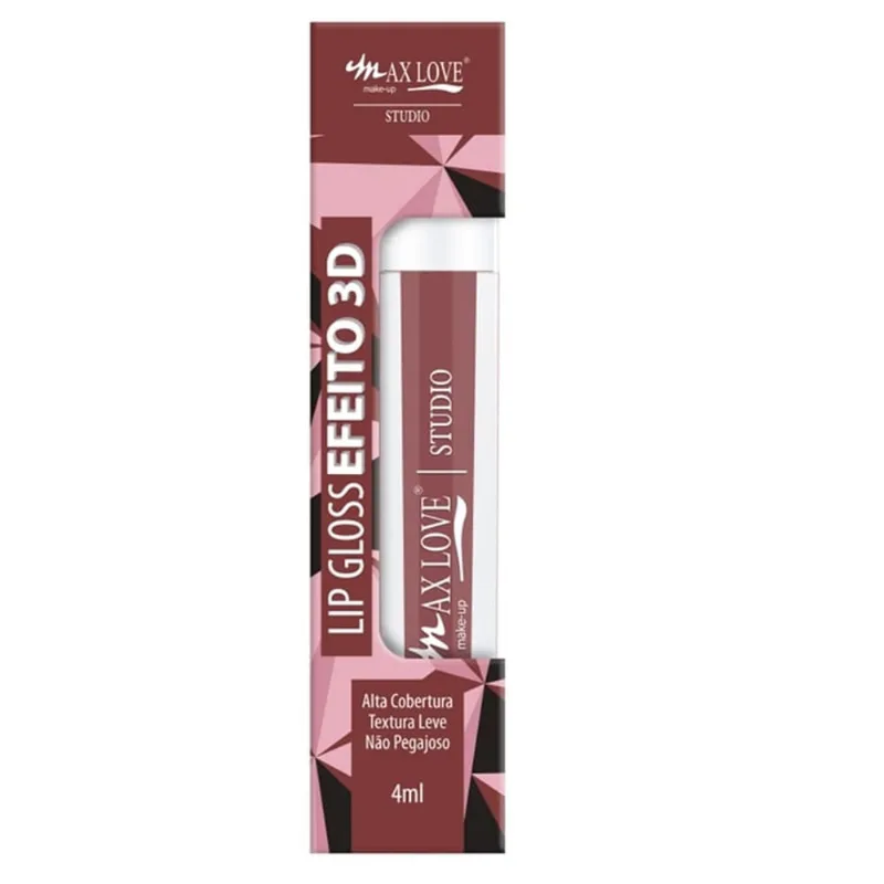Lip Gloss Efeito 3D N 901 Max Love 4ml - Max Love