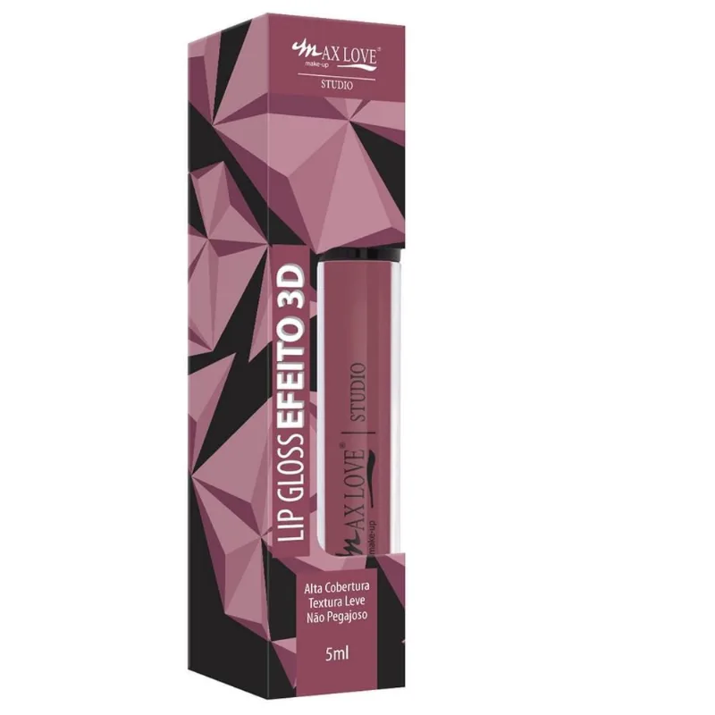 Lip Gloss Efeito 3D Max Love N905 com 5ml - Max Love