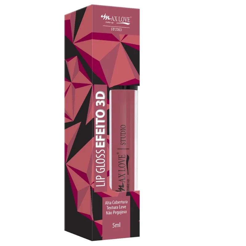 Lip Gloss Efeito 3D Max Love N907 com 4ml - Max Love